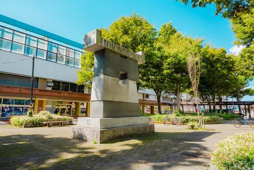 【鳥取】鳥取駅の周辺 鳥取駅,駅,鳥取の写真素材