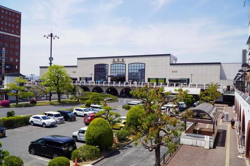 Photo, kurashiki station, okayama prefecture, traffic, 