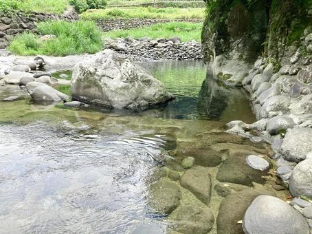 Photo, chuan, mountain stream, clear stream, 