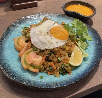 コットゥロティ〜スリランカ屋台飯 コットゥロティ,スリランカ料理,スリランカの屋台飯の写真素材