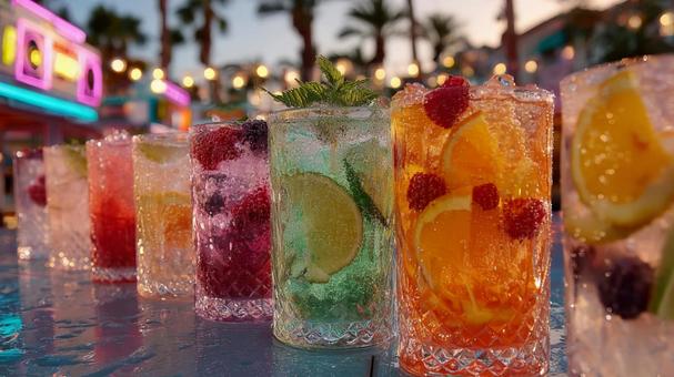活気あふれるレトロな空間で楽しむ一杯 活気あふれるレトロな空間で楽しむ一杯の写真