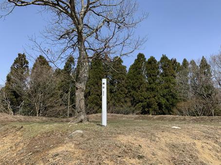 玄蕃尾城1 玄蕃尾城,城址,続日本100名城の写真素材