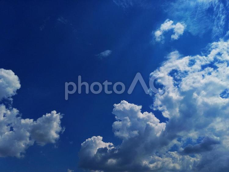 青空と雲の風景_26 青空,雲,空の写真素材