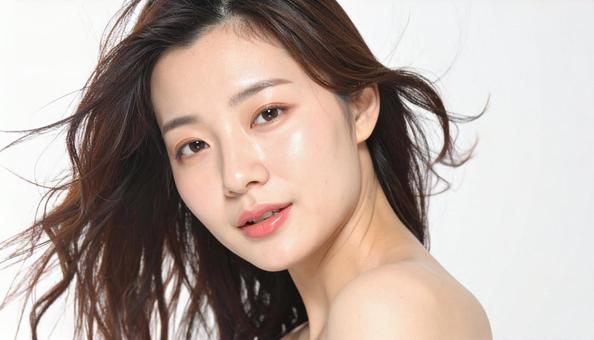 美容広告イメージの女性 美容広告イメージの女性の写真