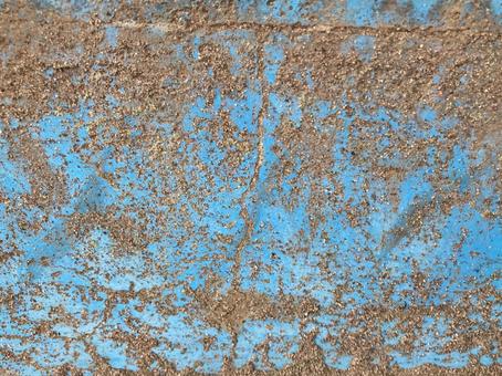 ブルーペイントコンクリート背景素材 ブルーペイントコンクリート背景素材の写真