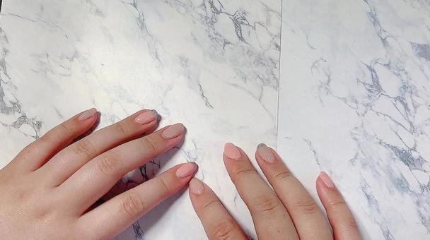 オフィスネイル（俯瞰） ネイル,ジェルネイル,セルフネイルの写真素材