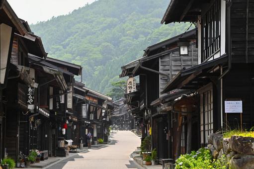 奈良井宿 奈良井宿,宿場町,宿場の写真素材