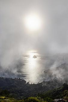 小笠原諸島・父島 傘山展望台から望む絶景 小笠原諸島・父島 傘山展望台から望む絶景 父島,小笠原諸島,傘山の写真素材