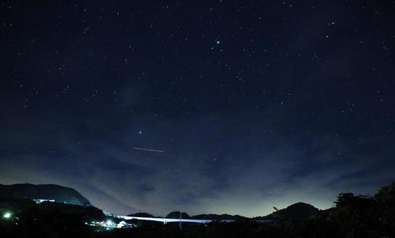 Night view/Summer starry sky, JPG Night view/Summer starry sky, JPG