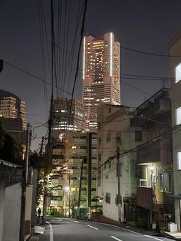 ランドマークタワー ランドマークタワー,夜景,みなとみらいの写真素材