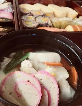 2018年 おせちとお雑煮 2018年 おせちとお雑煮の写真