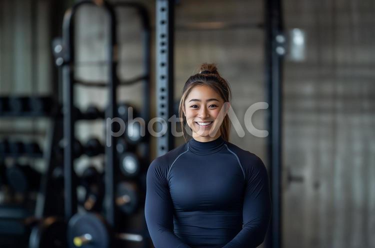 フィットネスジム女性 フィットネス,女性,人物の写真素材