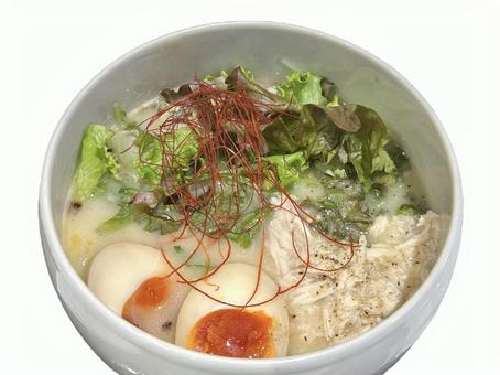 Chicken white soup ramen, JPG Chicken white soup ramen, JPG