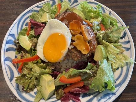 ハンバーグ ハンバーグ,食べ物,色とりどりの写真素材