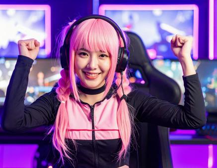 コスプレゲーマー勝利!ツインテピンクさん コスプレゲーマー勝利!ツインテピンクさんの写真