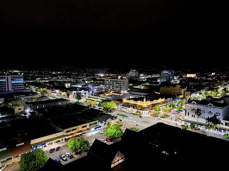 ケアンズ 夜の町並み ケアンズ 夜の町並みの写真