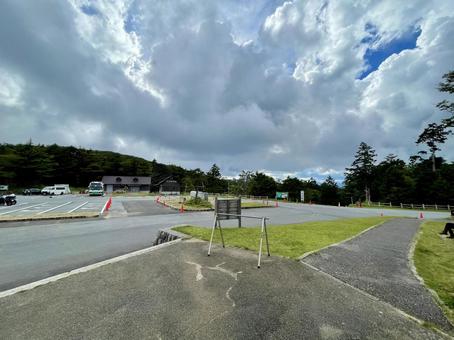 奈良 大台ケ原駐車場 奈良 大台ケ原駐車場 大台ヶ原,おおだいがはら,吉野熊野国立公園の写真素材