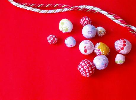 小さな彩りが迎える新しい春 お正月,背景,正月飾りの写真素材