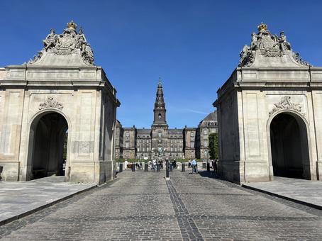 クリスチャンスボー城 コペンハーゲン,城,宮殿の写真素材