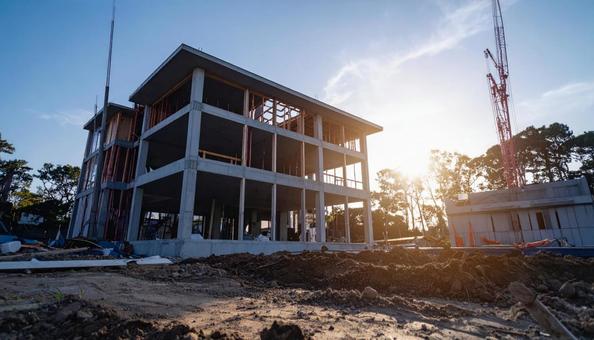 建て替え建築現場 アパート 建て替え建築現場 アパートの写真