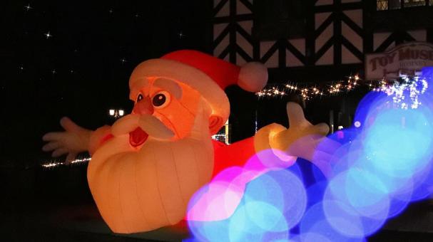 虹の郷　イルミネーション イルミネーション,サンタクロース,クリスマスの写真素材