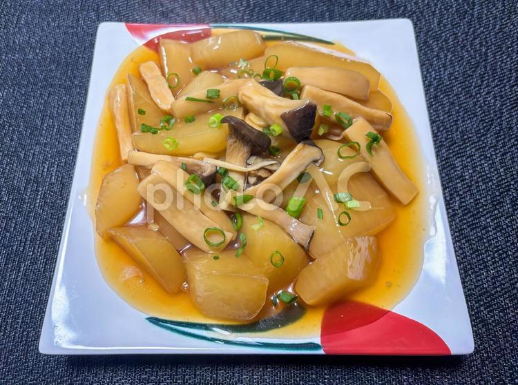 大根とエリンギの煮物 大根とエリンギの煮物,大根,エリンギの写真素材