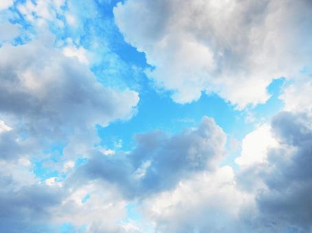 雲と青空 雲と青空の写真