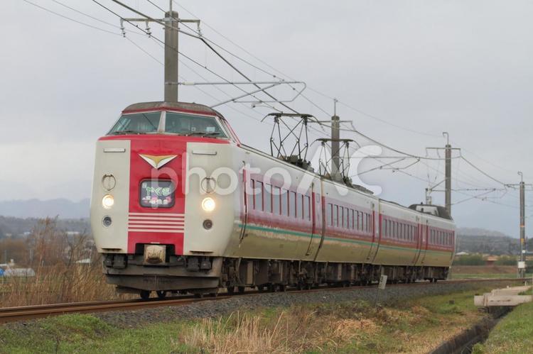 JR西日本、381系、特急やくも号 鉄道,交通,電車の写真素材