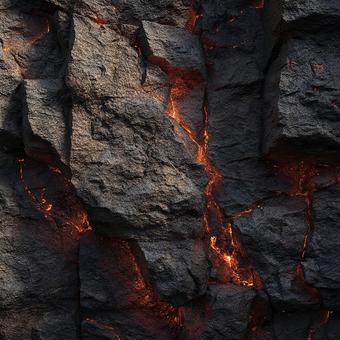 地球のエネルギーを感じさせる岩肌 地球のエネルギーを感じさせる岩肌の写真