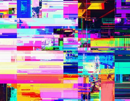 デジタルグリッチ背景模様 デジタルグリッチ背景模様の写真