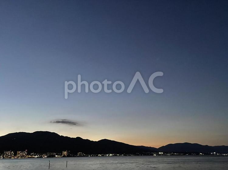 夕暮れ 背景,空,自然の写真素材