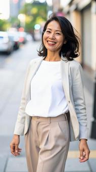 日本人女性_50代_60代 日本人女性_50代_60代の写真