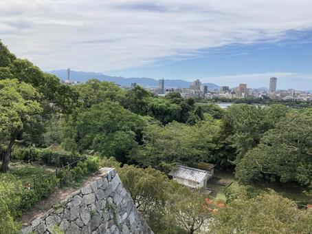 城跡 城跡 城跡,福岡,福岡城の写真素材