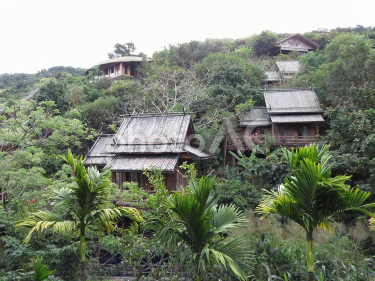 中国・海南島・檳榔谷少数民族村 中国,海南島,檳榔谷少数民族村の写真素材