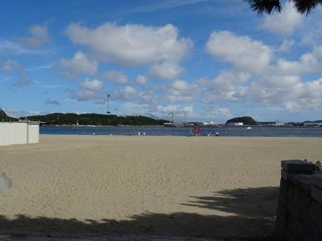 夏 日差し 海の写真