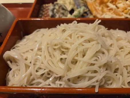 蕎麦 蕎麦,そば,天ざる蕎麦の写真素材