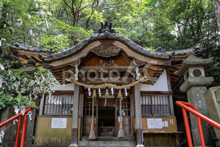 須佐神社（岩屋宮） 須佐神社,穴妙見,巌屋宮の写真素材