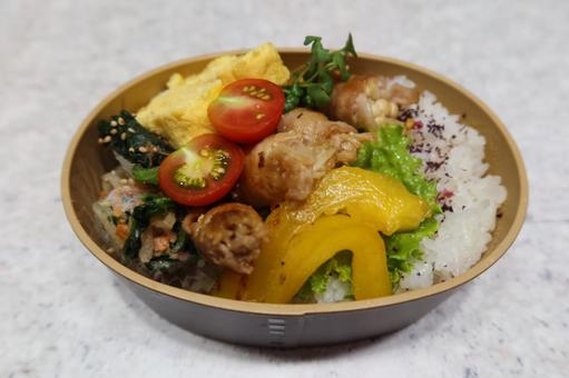 Photo, twice cooked pork, papaya, cabbage, 