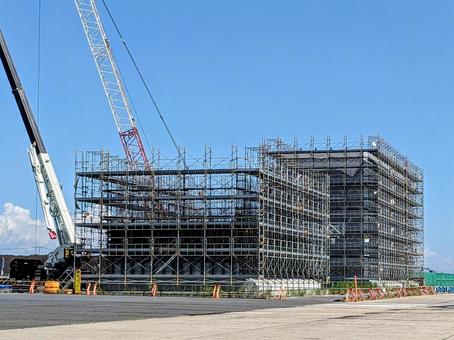 建築中の建造物 建築中の建造物 建造物,工作物,工業の写真素材