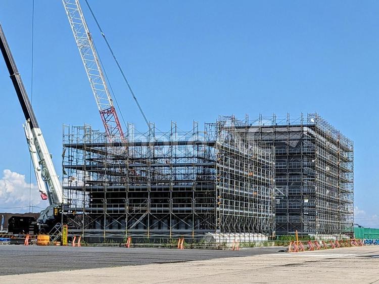 建築中の建造物 建造物,工作物,工業の写真素材