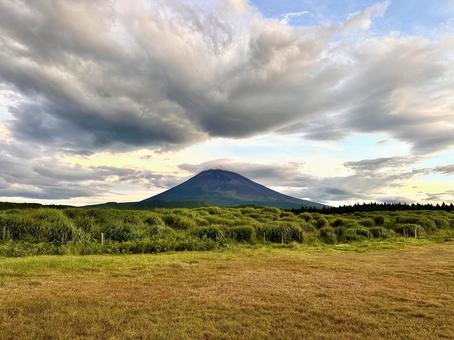 富士山と雲 富士山と雲の写真