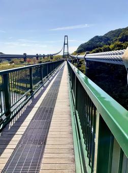 絶景*大吊橋*観光スポット*那須塩原 絶景*大吊橋*観光スポット*那須塩原 絶景,橋,吊橋の写真素材