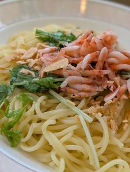 桜えびパスタ 桜えびパスタ パスタ,スパゲッティ,麺の写真素材