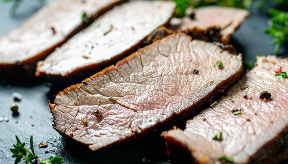 オーストラリア定番料理 カンガルーミート オーストラリア定番料理 カンガルーミートの写真