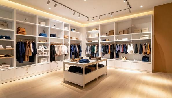 おしゃれな服屋の写真