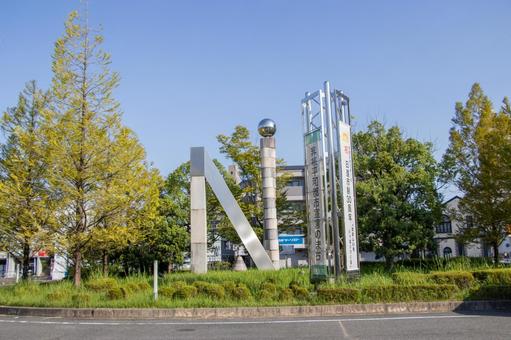 日進駅 駅前 日進駅 駅前 日進駅,駅前,駅の写真素材