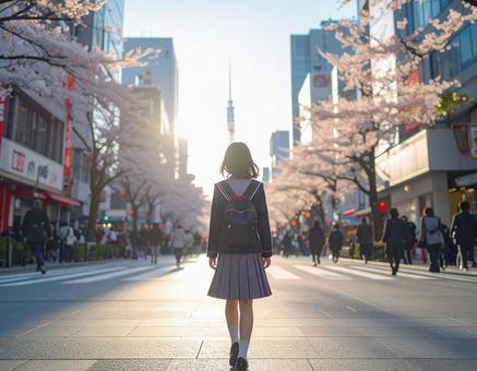 登下校 登下校の写真