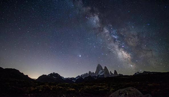 綺麗な星空の写真