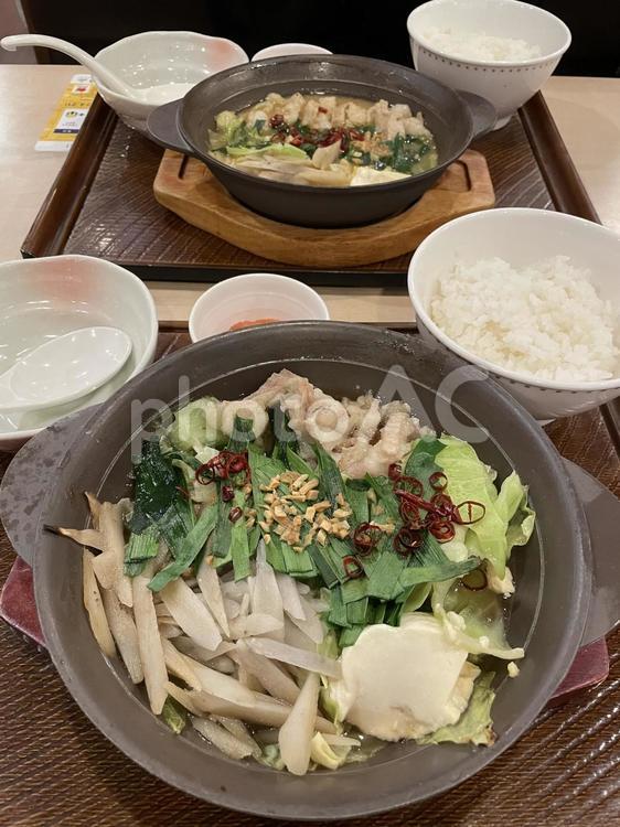 もつ鍋 もつ鍋,鍋,昼食の写真素材