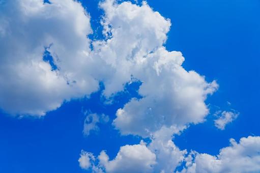 真夏の入道雲の写真